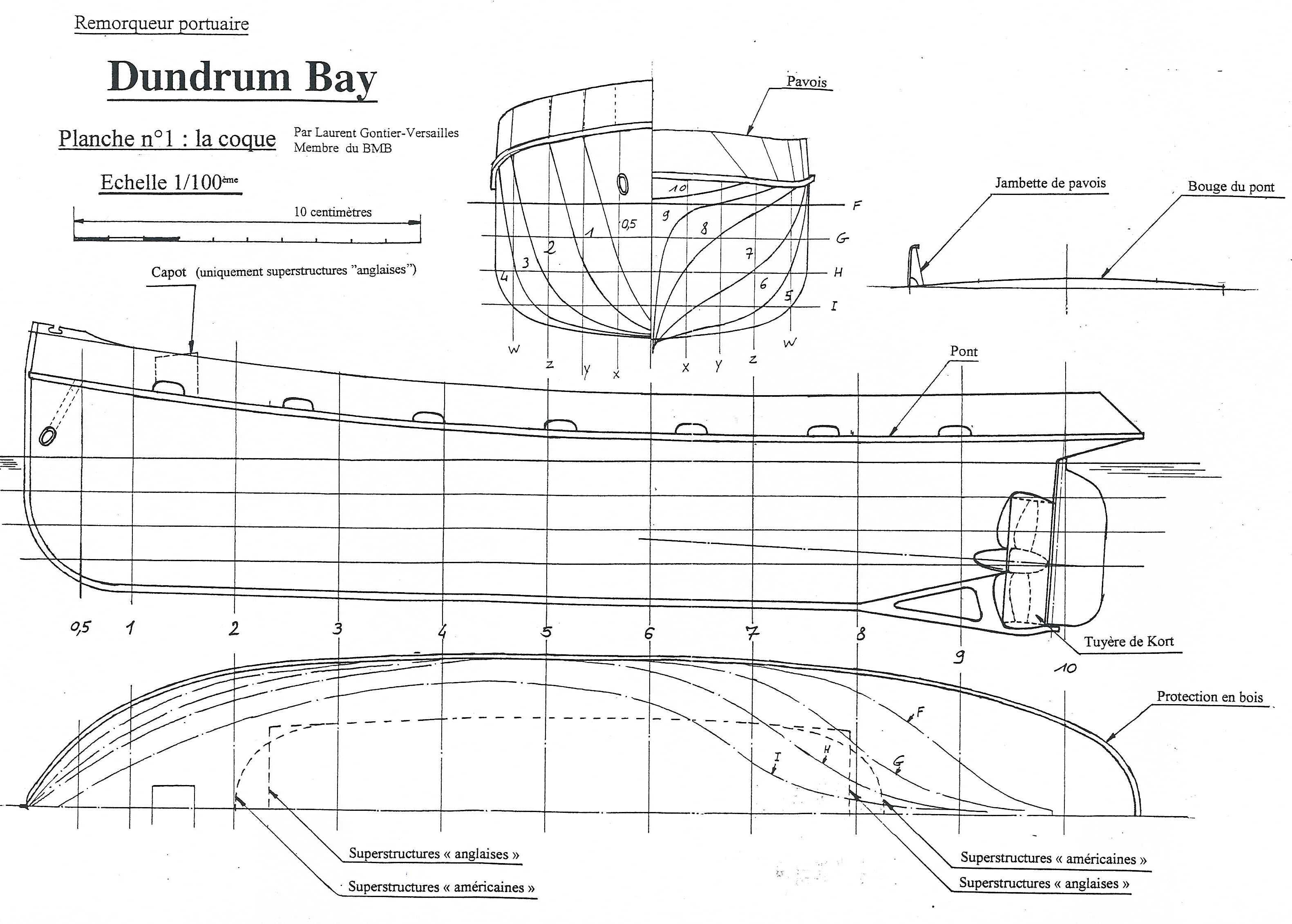 Rumaja: Model tugboat plans