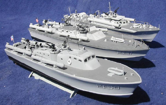 72nd US PT Boats are the Revell kits "British"(lend-lease)70ft MTB ...